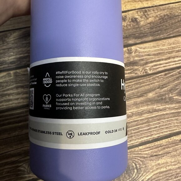 NWT HydroFlask 24oz Wide Flex Cap *Never Used* (Lupine) - Picture 9 of 12